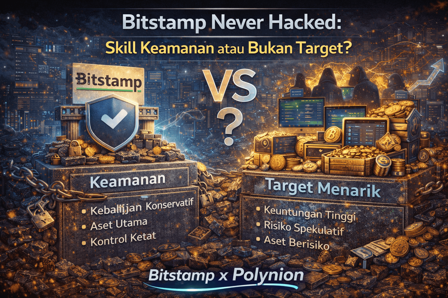 Bitstamp Never Hacked: Skill Keamanan atau Bukan Target?
