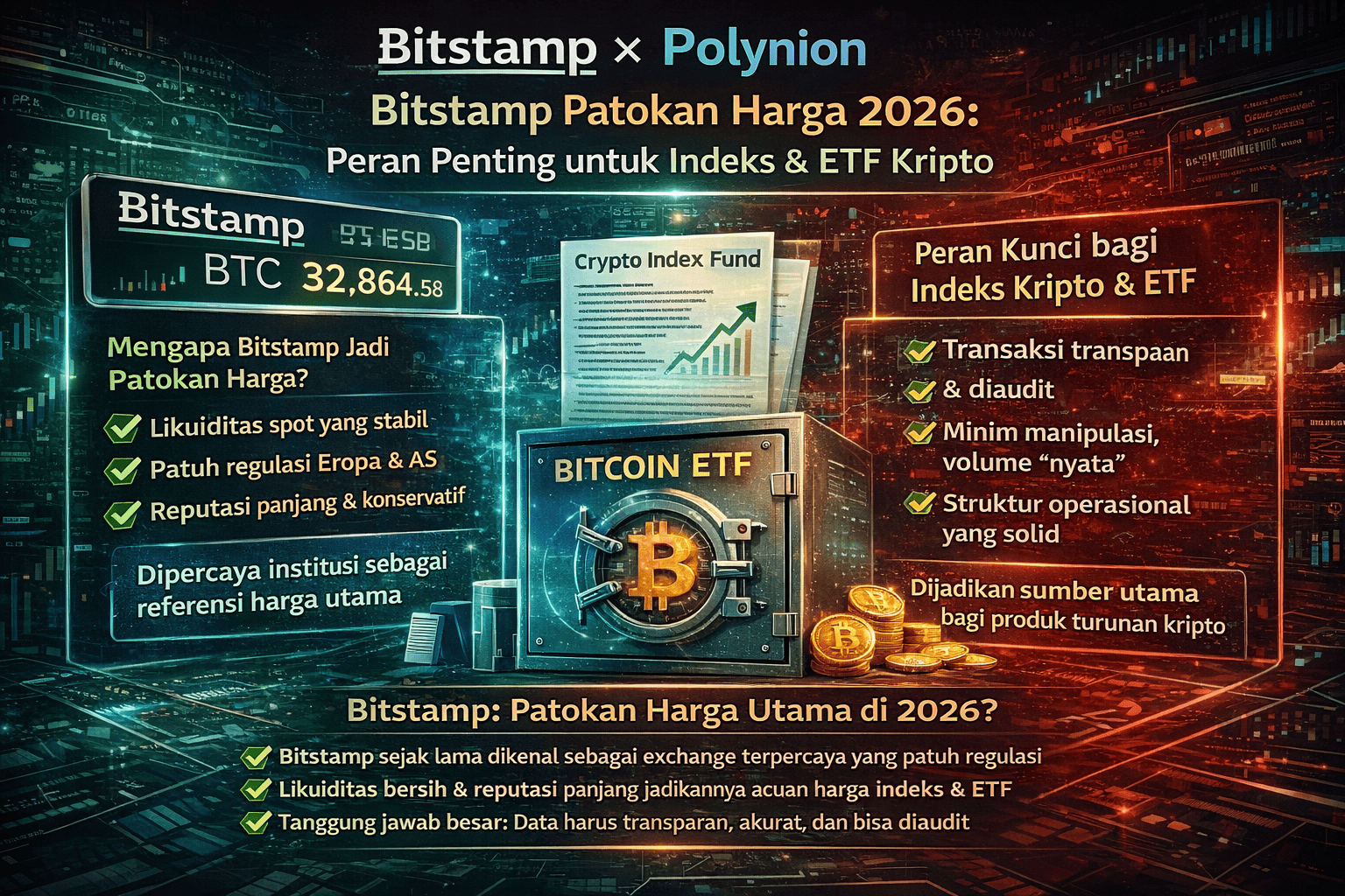Bitstamp Patokan Harga 2026: Peran Penting untuk ETF Kripto