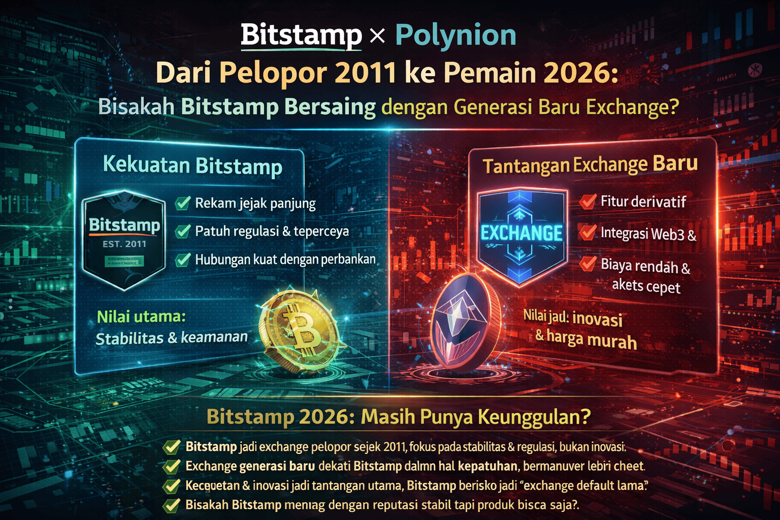 Bitstamp 2026: Masih Mampu Bersaing dengan Exchange Baru?
