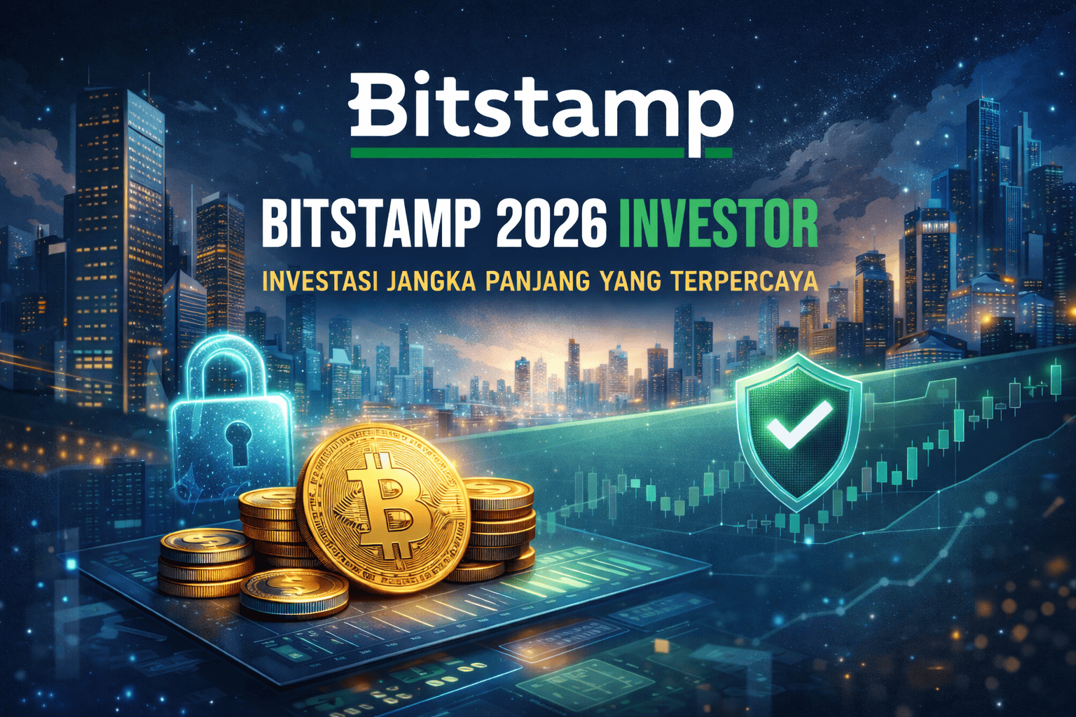 Bitstamp 2026 investor memilih exchange stabil untuk investasi jangka panjang.