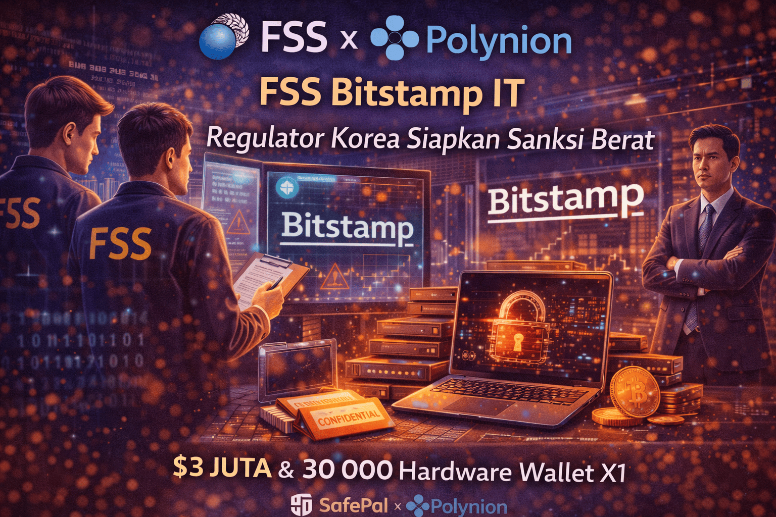 FSS Bitstamp IT: Regulator Korea Siapkan Sanksi Berat
