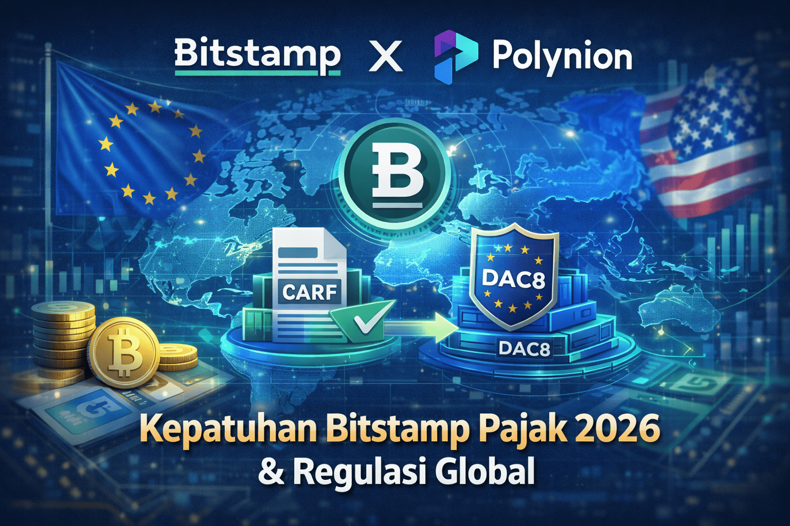 Kepatuhan Bitstamp Pajak 2026 dan Regulasi Global