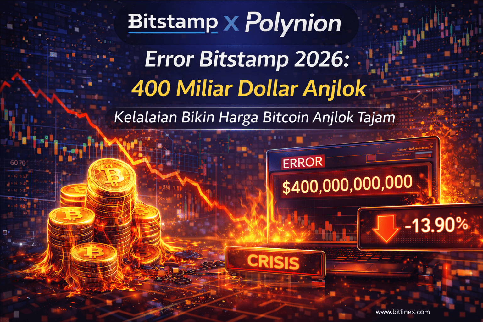 Error Bitstamp 2026: 400 Miliar Dollar Anjlok
