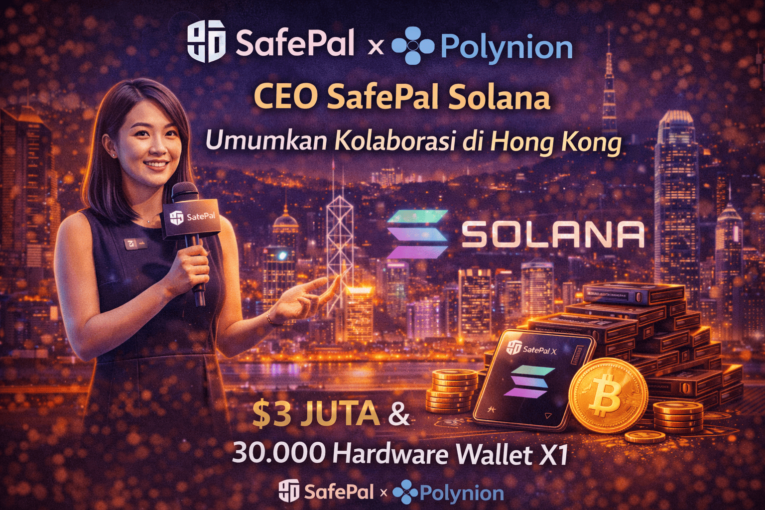 CEO SafePal Solana Luncurkan Dana dan 30.000 Wallet